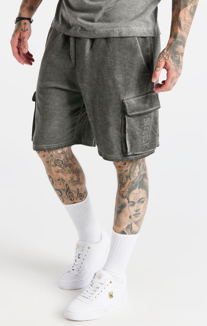 Grey Cargo Short sold by Siksilk