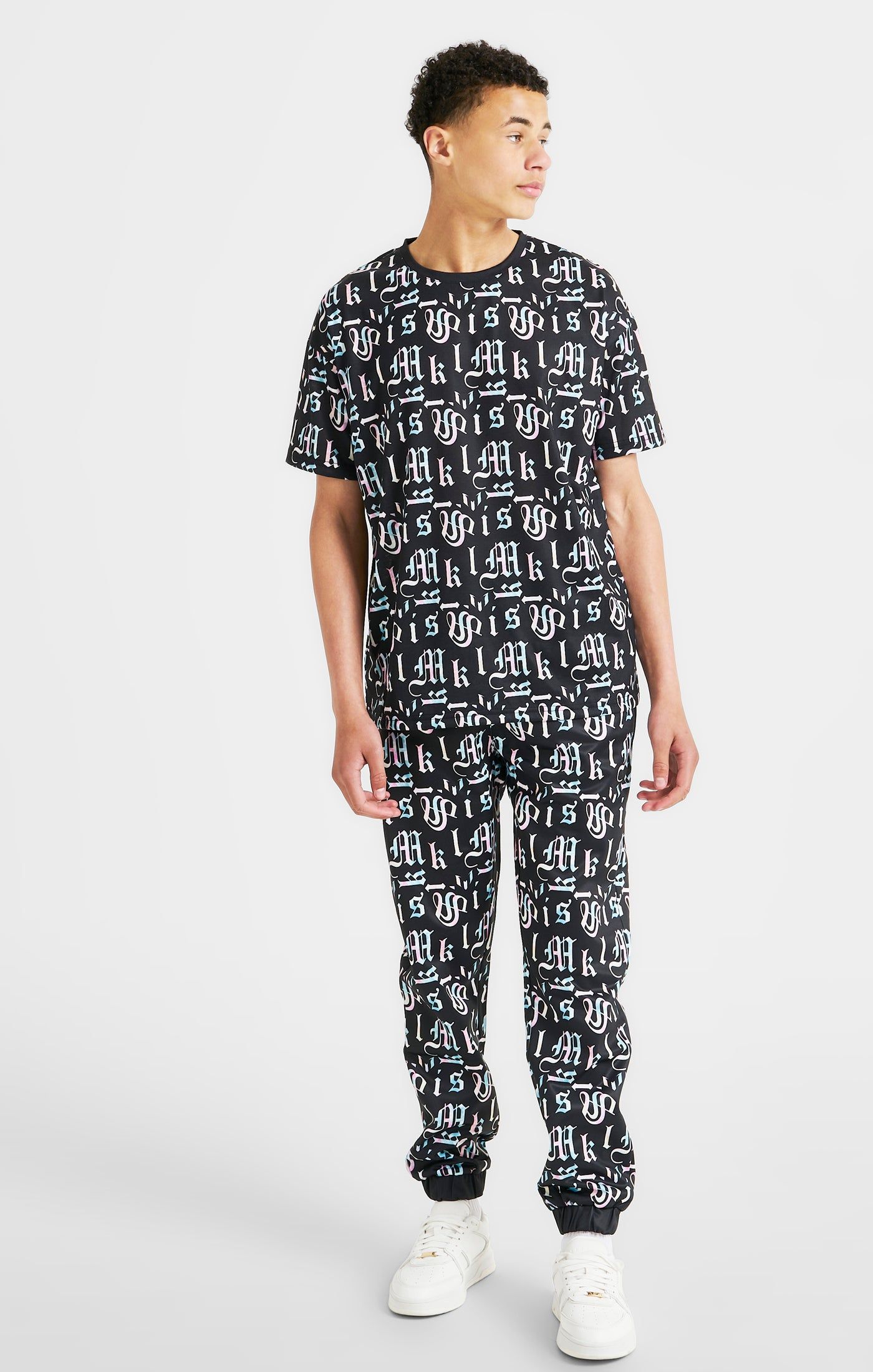 Boys Messi x SikSilk Black Printed Pant sold by Siksilk product image thumbnail 3