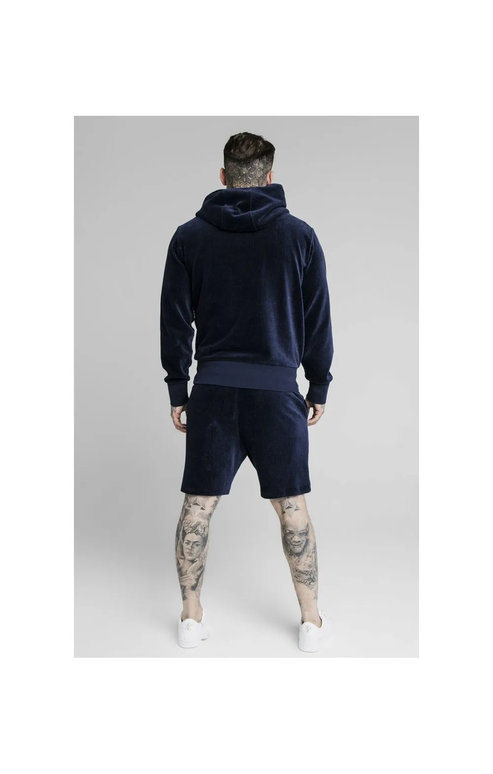 SikSilk Allure Corduroy Shorts - Navy sold by Siksilk product image thumbnail 5