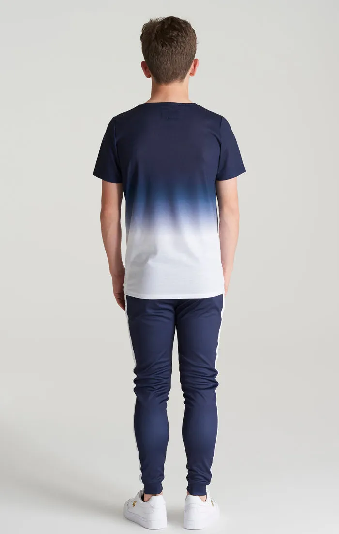 Boys Navy Fade T-Shirt sold by Siksilk product image thumbnail 5