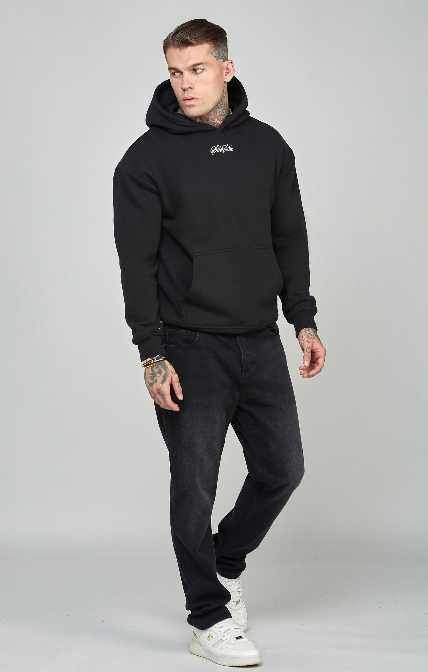 Script Logo Oversized Hoodie sold by Siksilk product image thumbnail 3