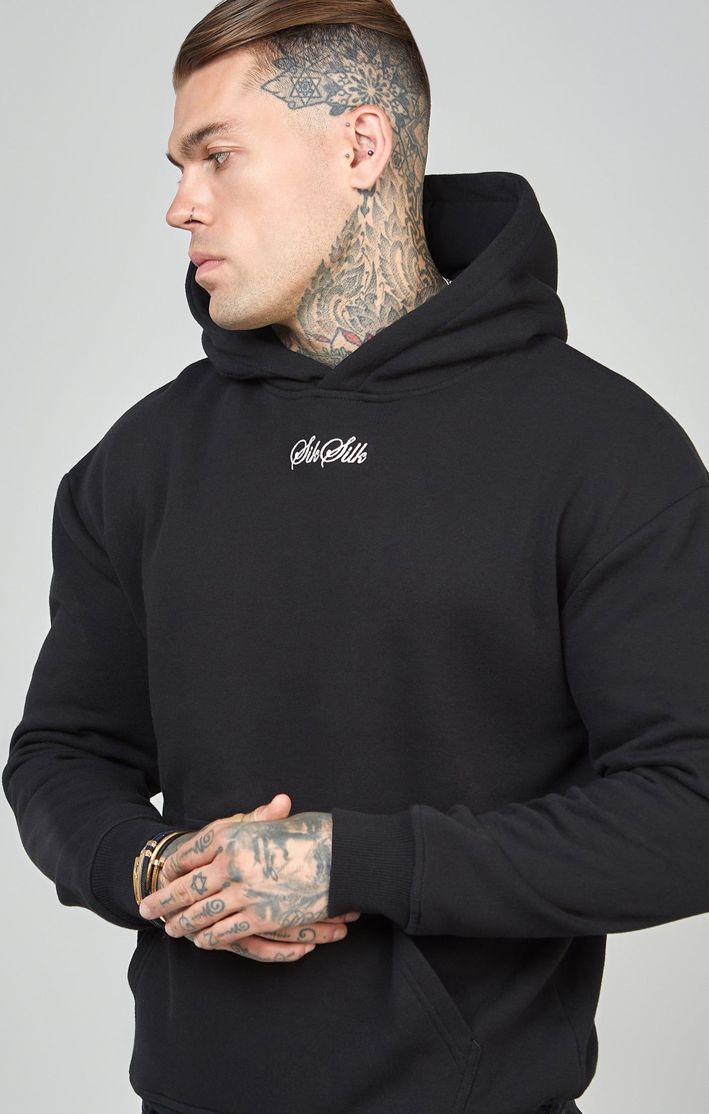 Script Logo Oversized Hoodie sold by Siksilk