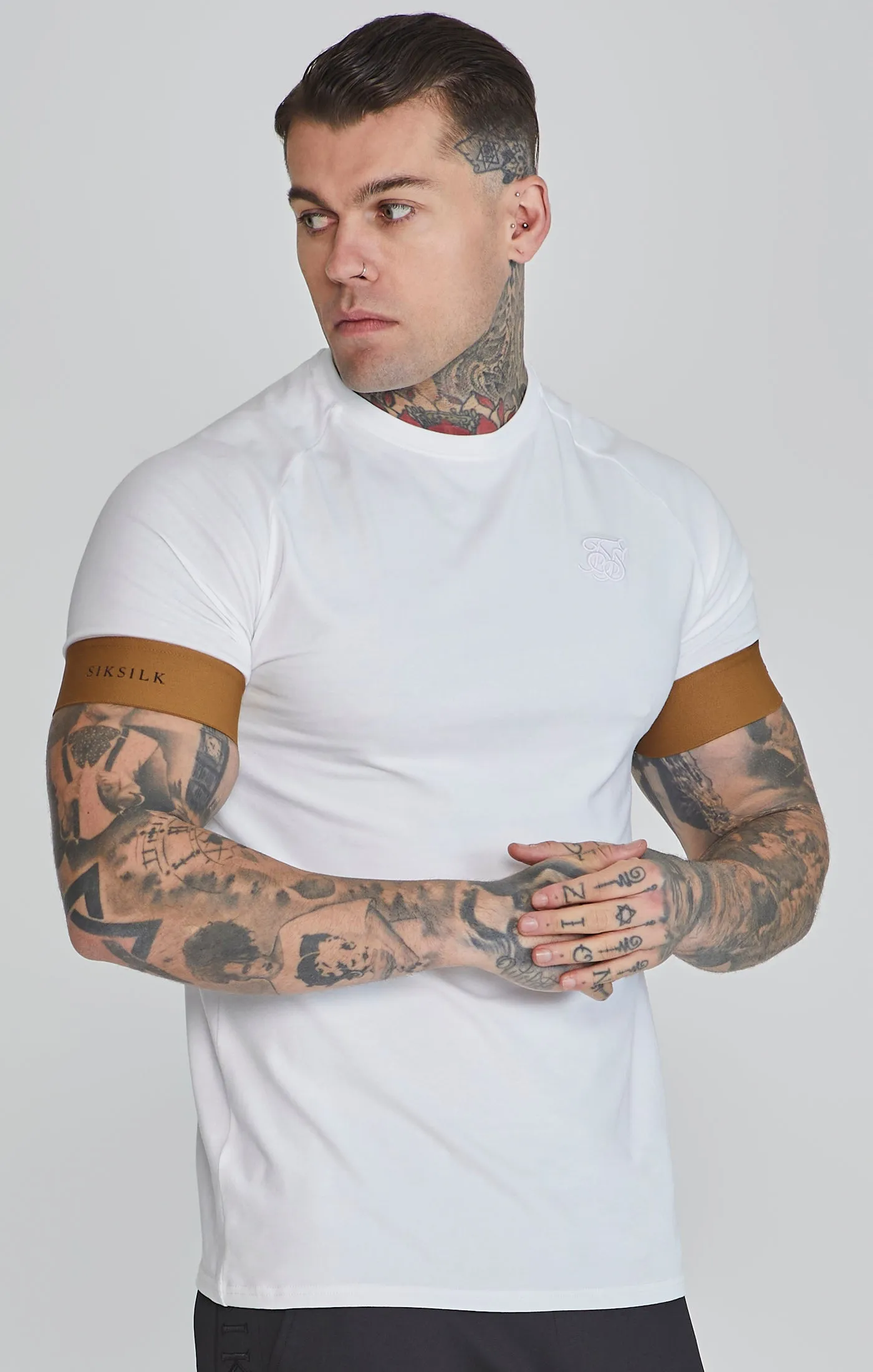 White Tech T-Shirt sold by Siksilk