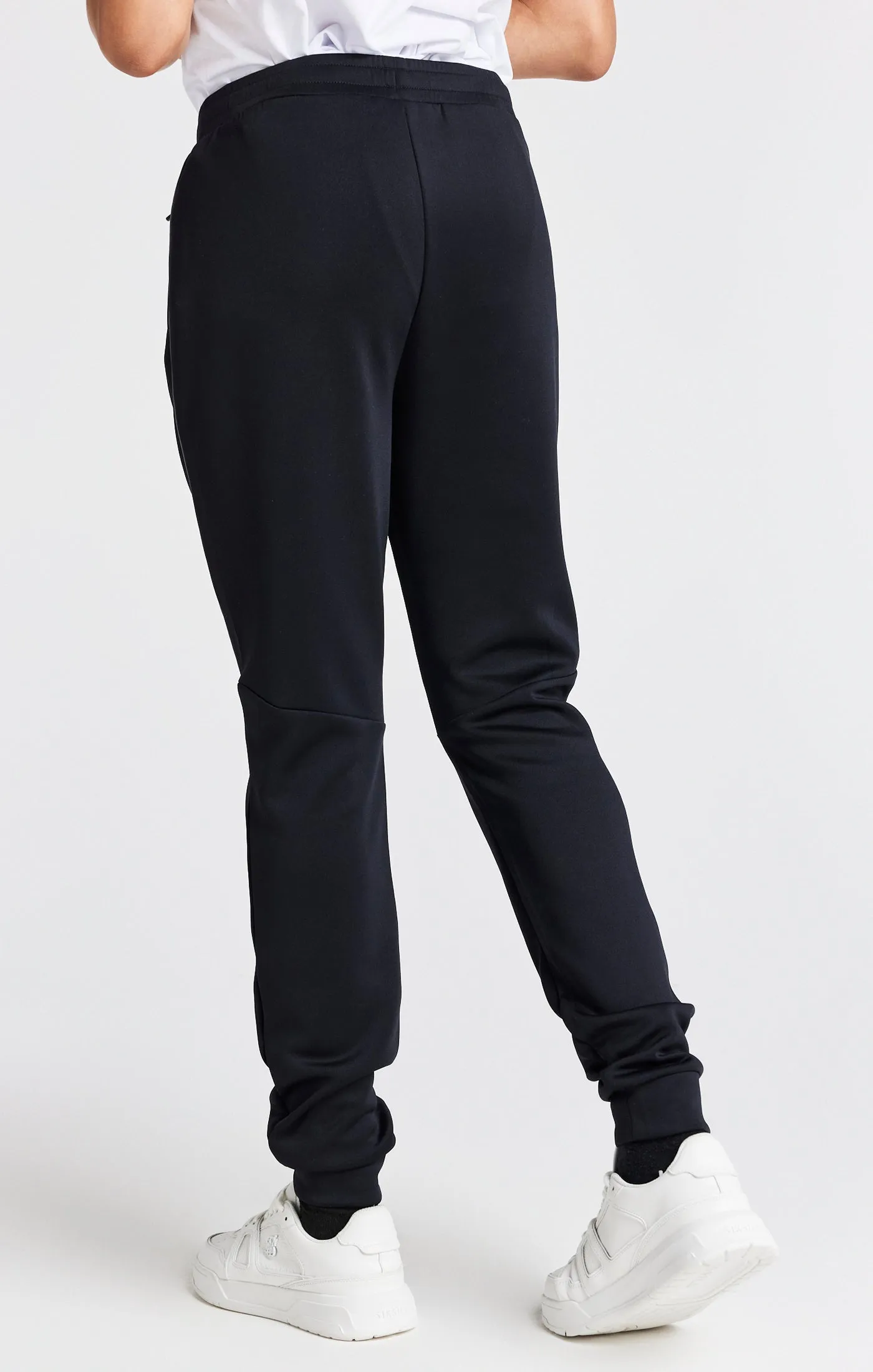 Boys Black Poly Jogger sold by Siksilk product image thumbnail 4