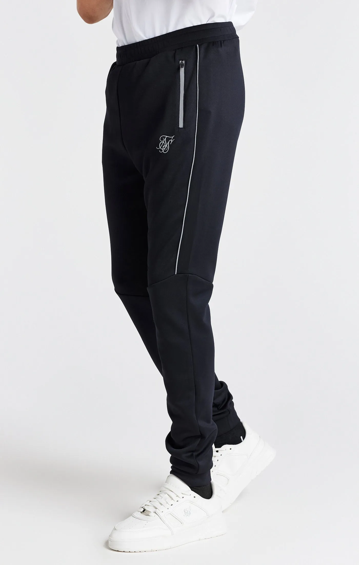 Boys Black Poly Jogger sold by Siksilk product image thumbnail 2