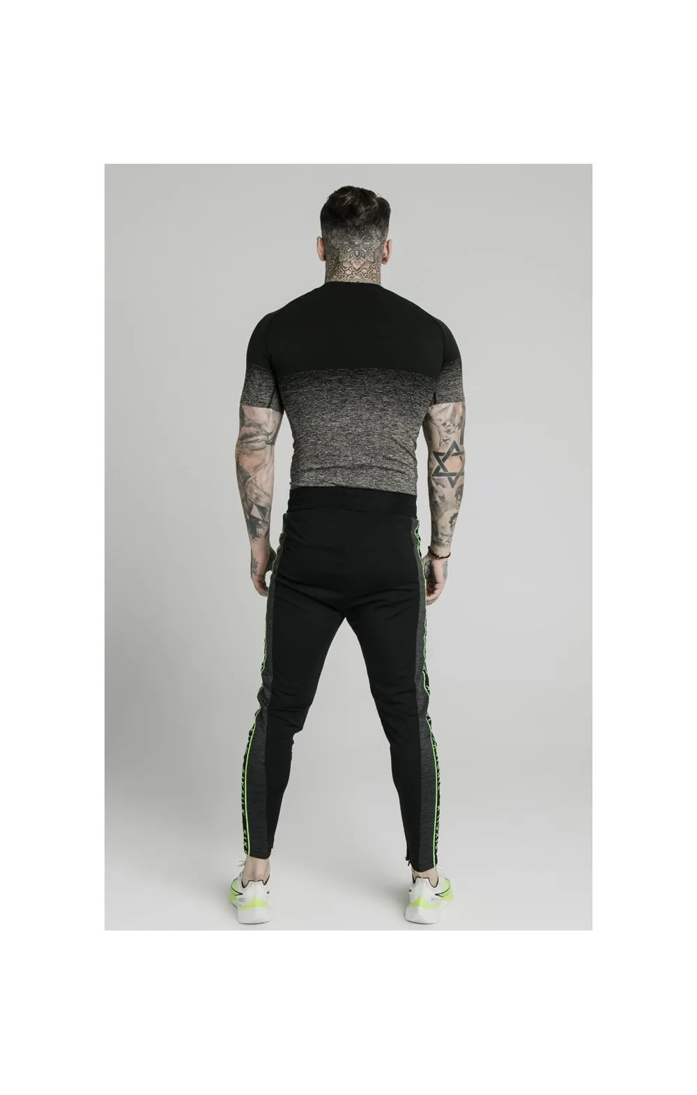 SikSilk Fade Compression Tee - Black & Grey sold by Siksilk product image thumbnail 5