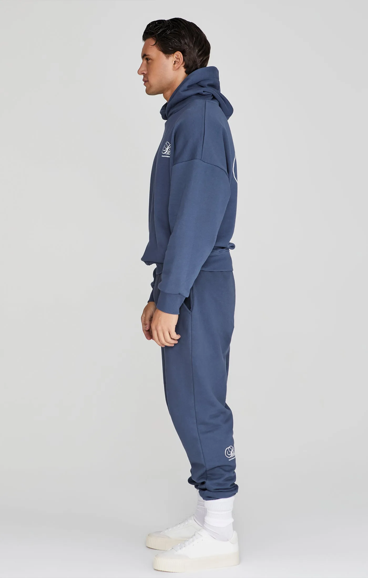 Navy Graphic Hoodie sold by Siksilk product image thumbnail 4