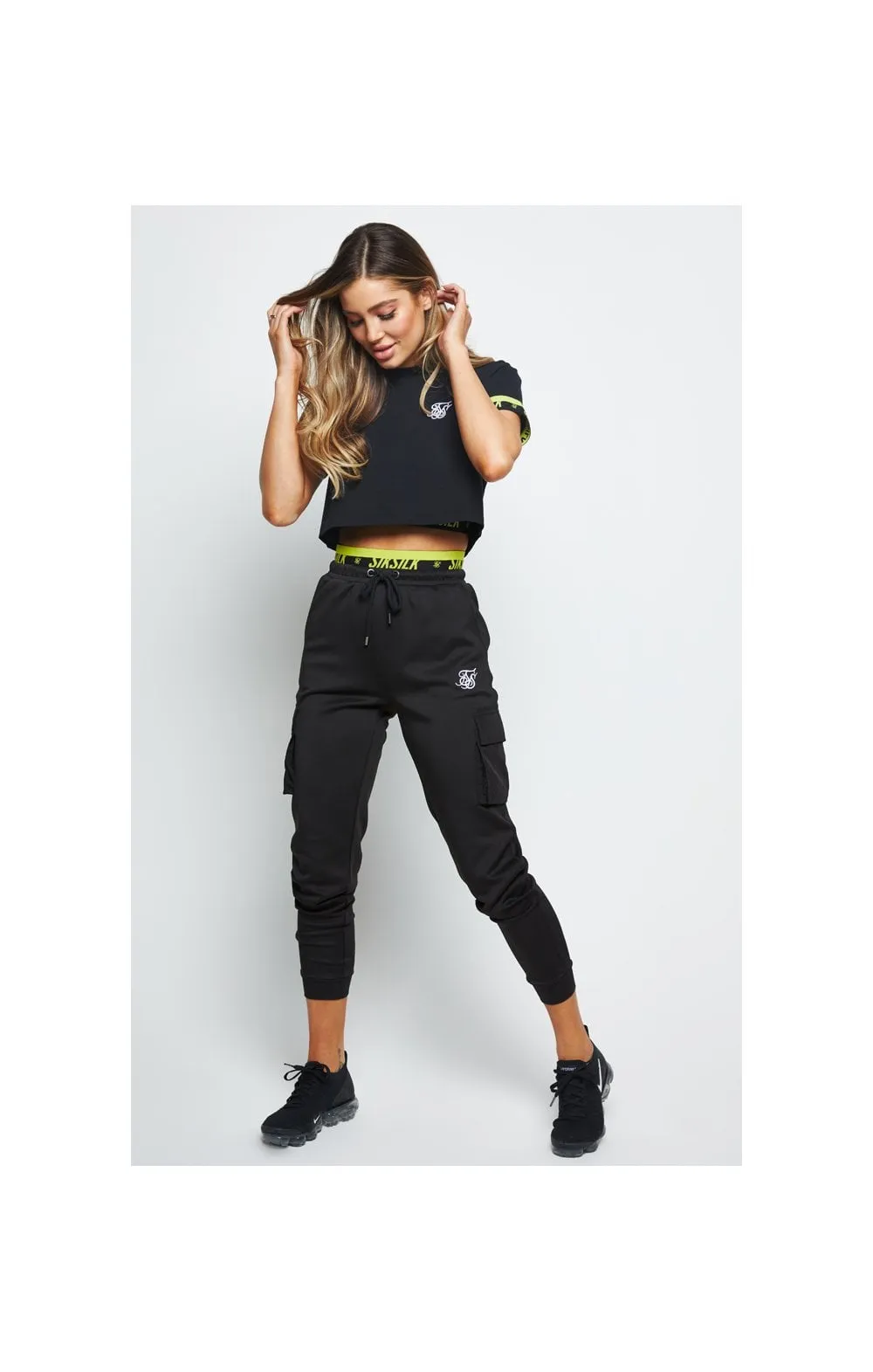 SikSilk Divergent Crop Tee - Black sold by Siksilk product image thumbnail 4