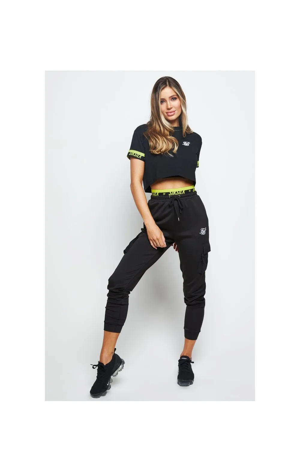 SikSilk Divergent Crop Tee - Black sold by Siksilk product image thumbnail 3