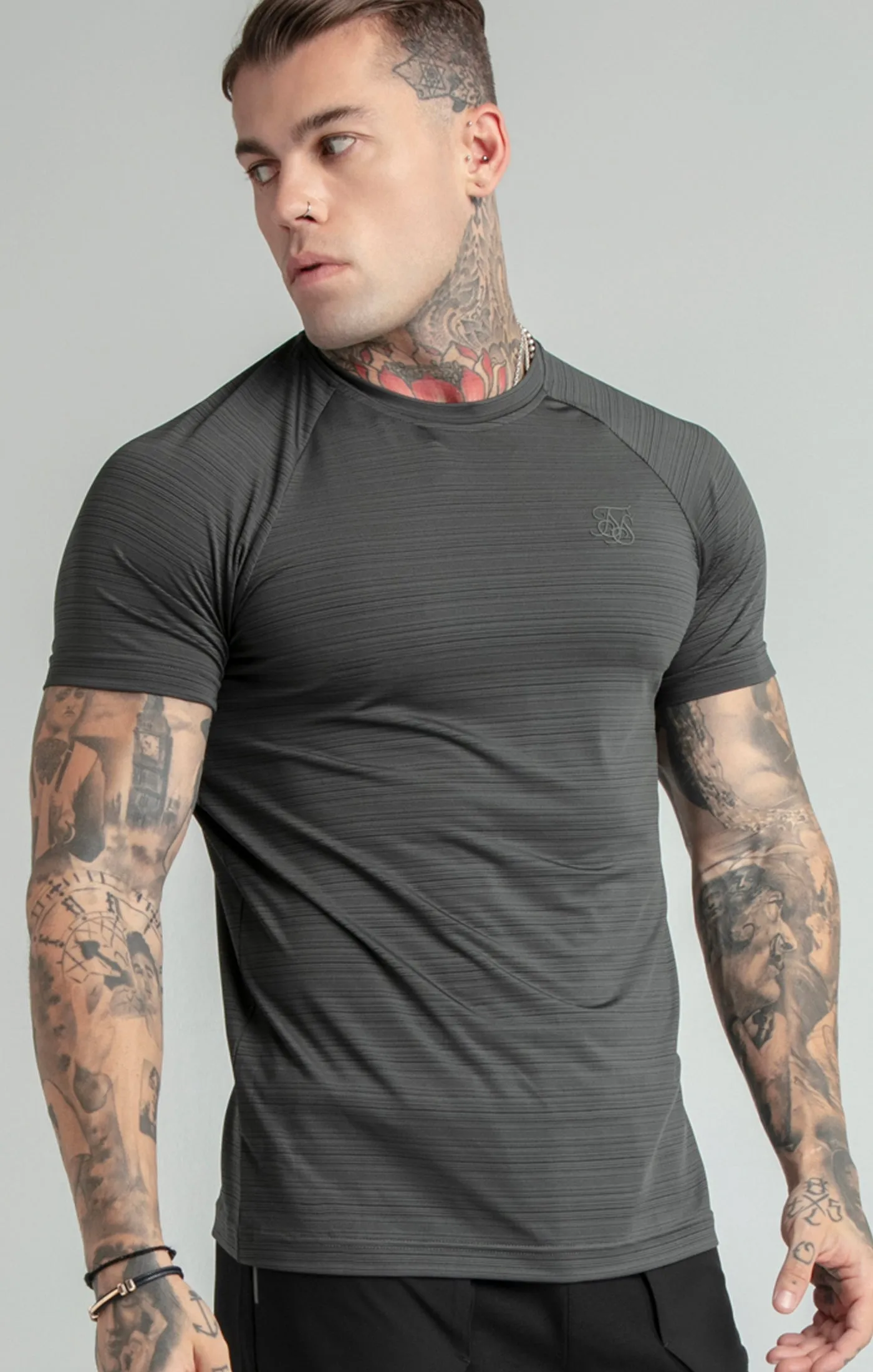 Charcoal Inject T-Shirt sold by Siksilk