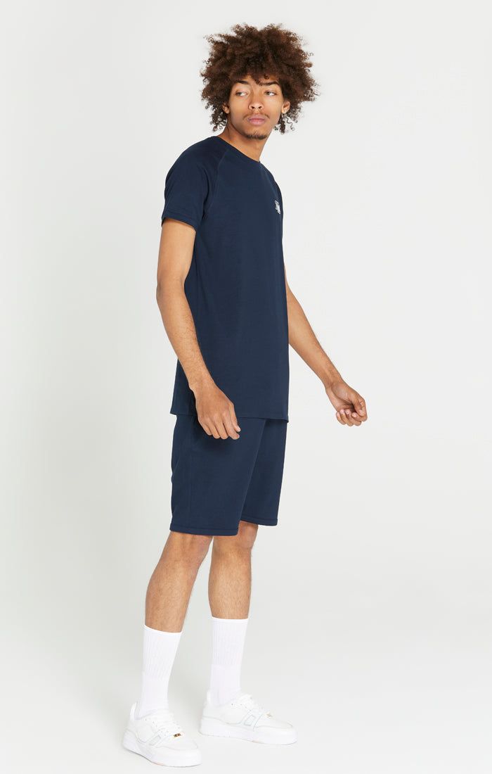 Navy T-Shirt And Short Twin Set sold by Siksilk product image thumbnail 5