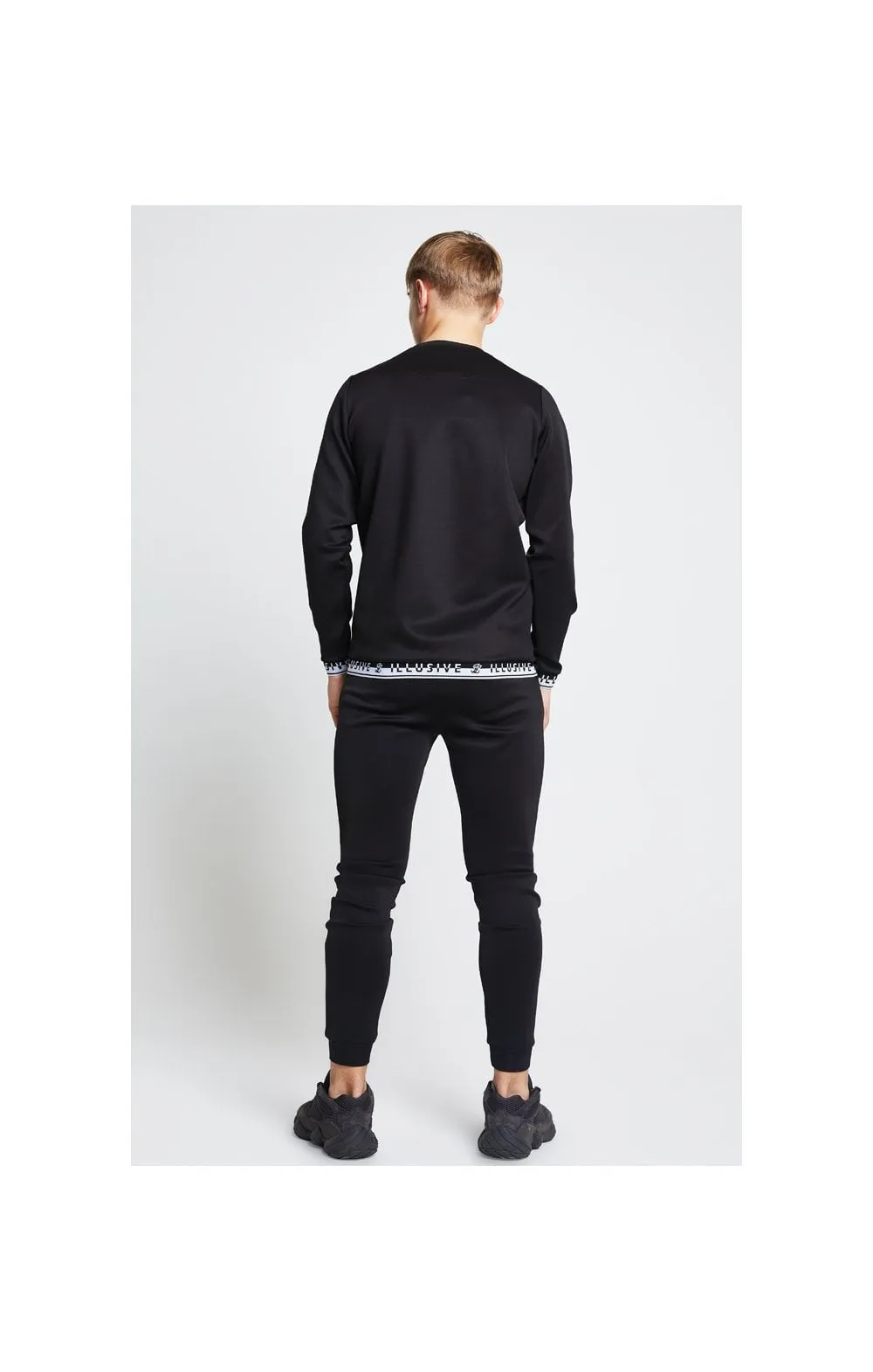 Illusive London Taped Crew Sweater - Black sold by Siksilk product image thumbnail 5