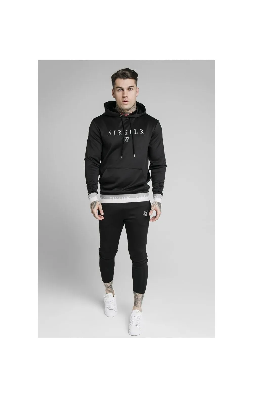 SikSilk Deluxe Overhead Hoodie - Black sold by Siksilk product image thumbnail 3