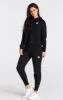 Black Essential Overhead Hoodie sold by Siksilk