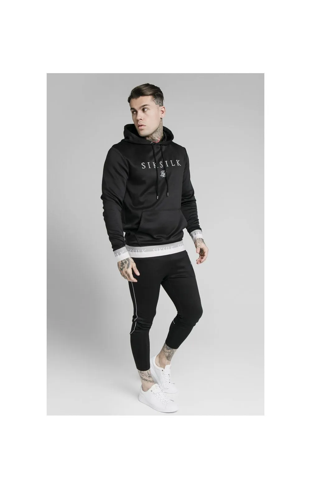 SikSilk Deluxe Overhead Hoodie - Black sold by Siksilk product image thumbnail 4