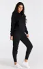 Black Essential Overhead Hoodie sold by Siksilk