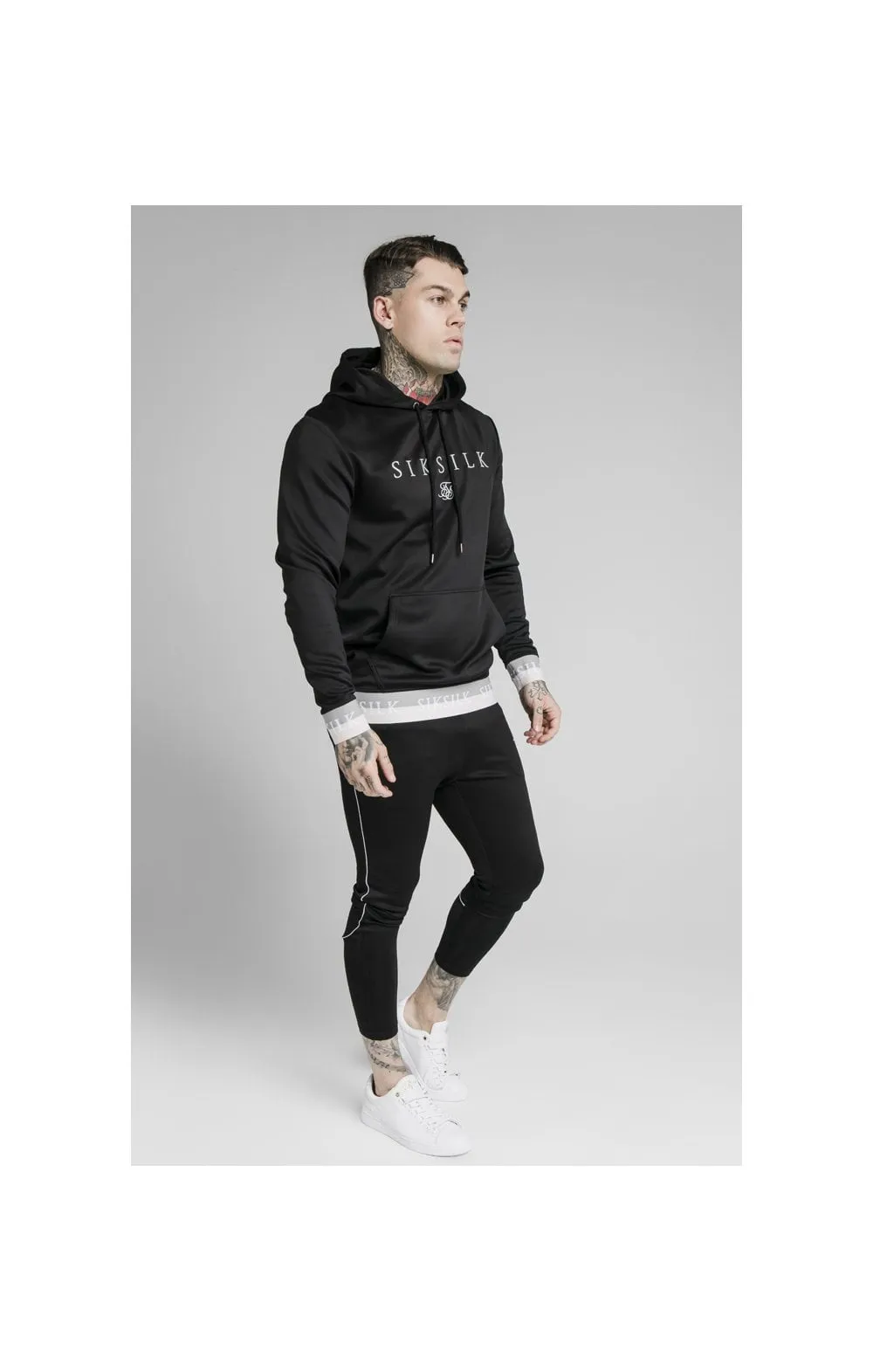 SikSilk Deluxe Overhead Hoodie - Black sold by Siksilk product image thumbnail 5