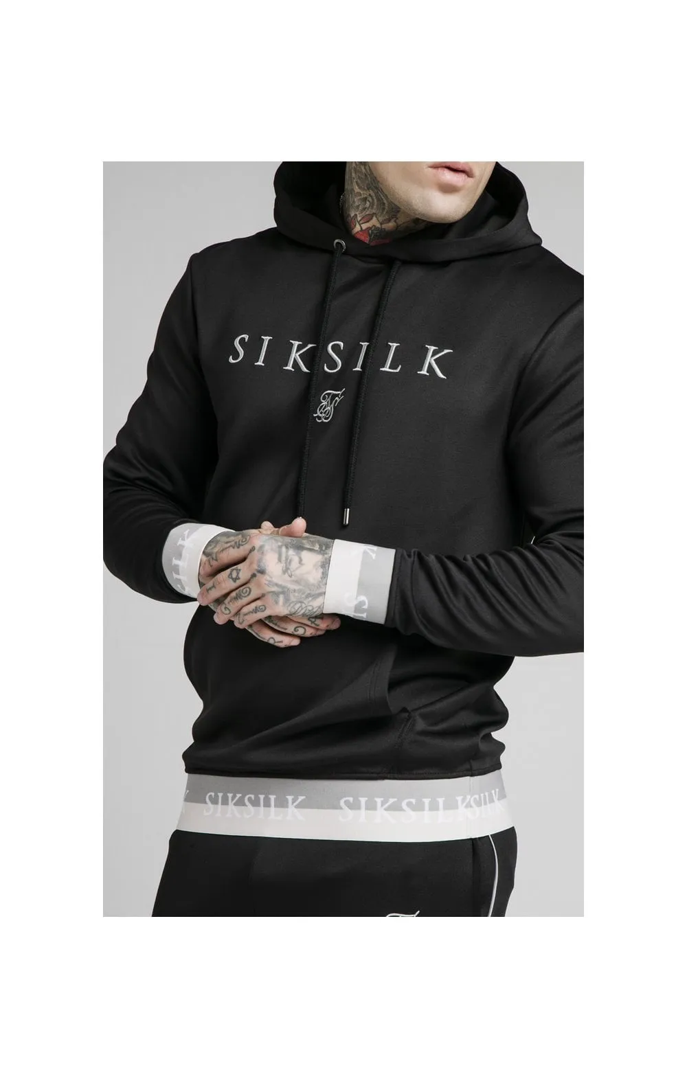 SikSilk Deluxe Overhead Hoodie - Black sold by Siksilk product image thumbnail 2