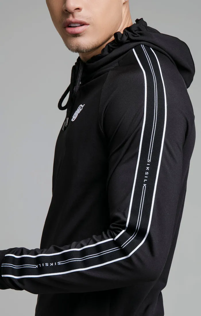 Black Status Tape Overhead Hoodie sold by Siksilk product image thumbnail 2