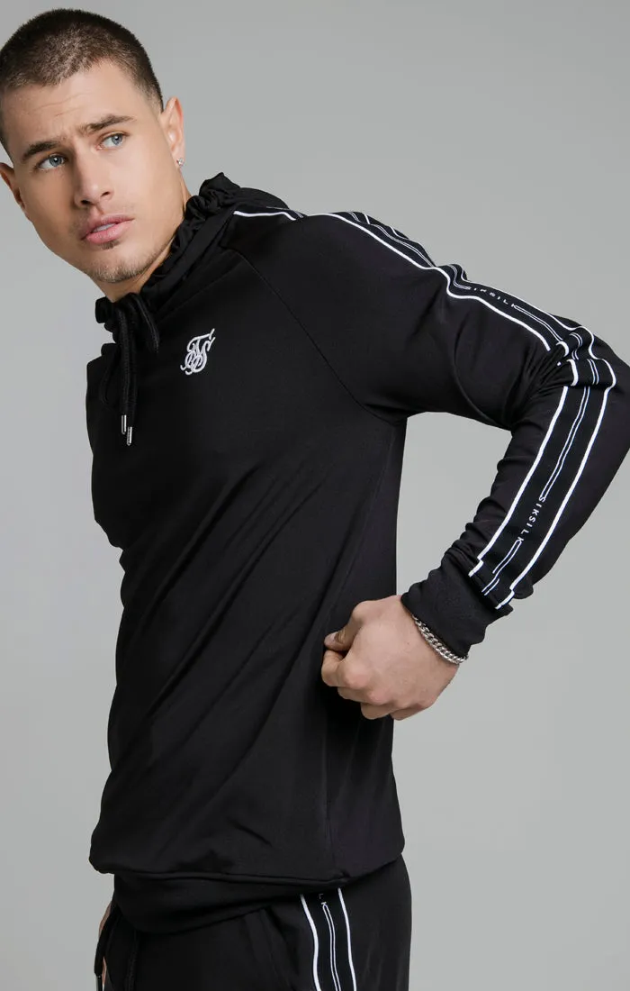 Black Status Tape Overhead Hoodie sold by Siksilk product image thumbnail 3