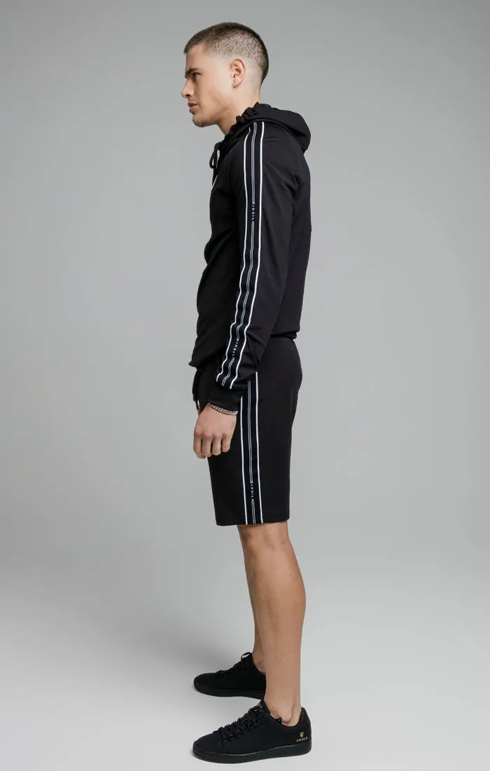 Black Status Tape Overhead Hoodie sold by Siksilk product image thumbnail 4