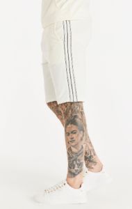 Ecru Tonal Taping Short sold by Siksilk