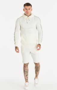 Ecru Tonal Taping Short sold by Siksilk