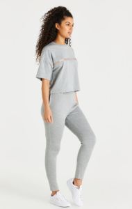 Grey Marl Track Pant sold by Siksilk