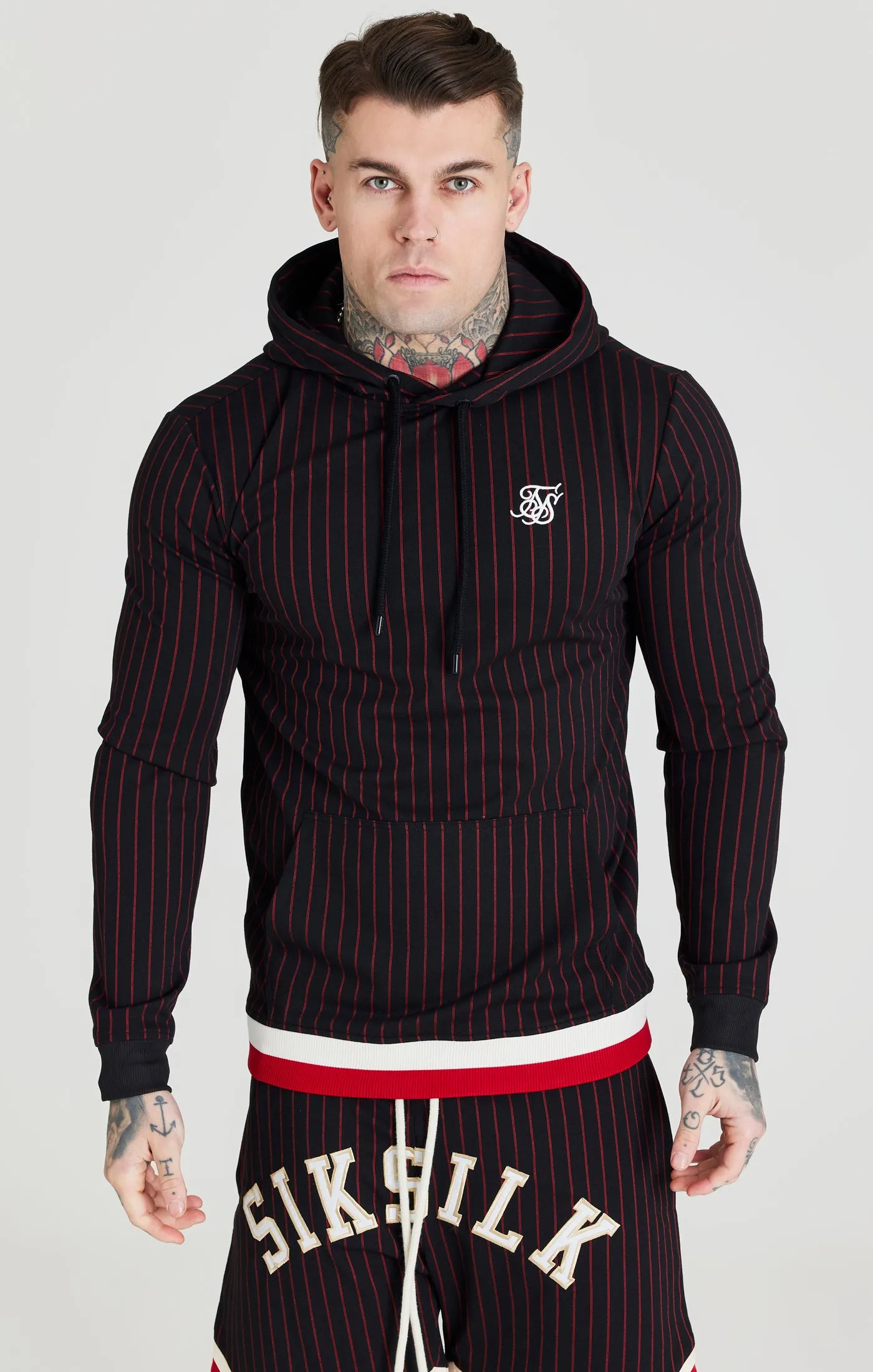 Black Retro Classic Overhead Hoodie sold by Siksilk product image thumbnail 2