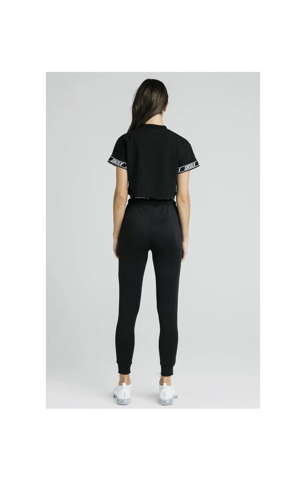 SikSilk Taped Waist Track Pants – Black sold by Siksilk product image thumbnail 4