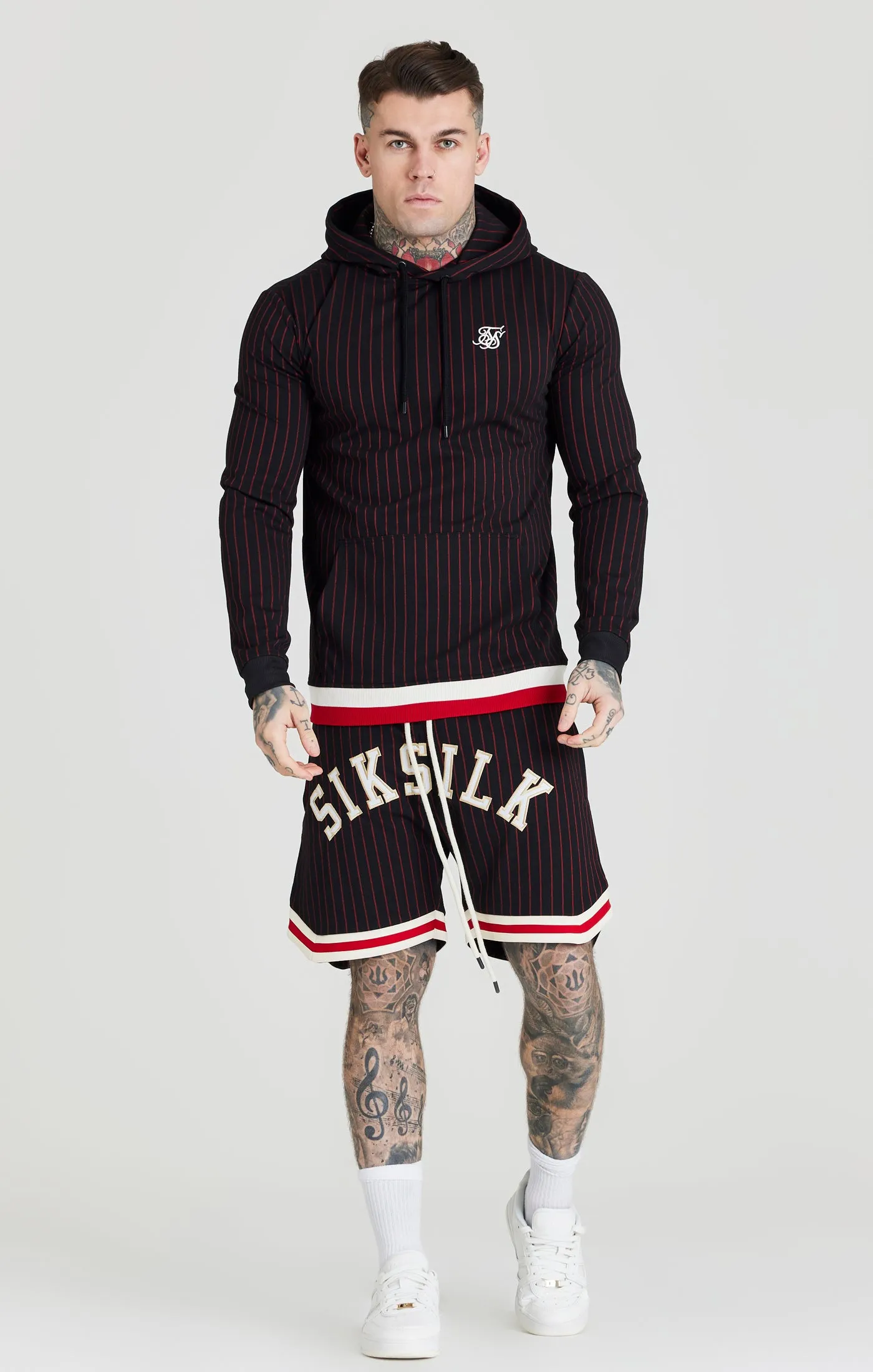 Black Retro Classic Overhead Hoodie sold by Siksilk product image thumbnail 3