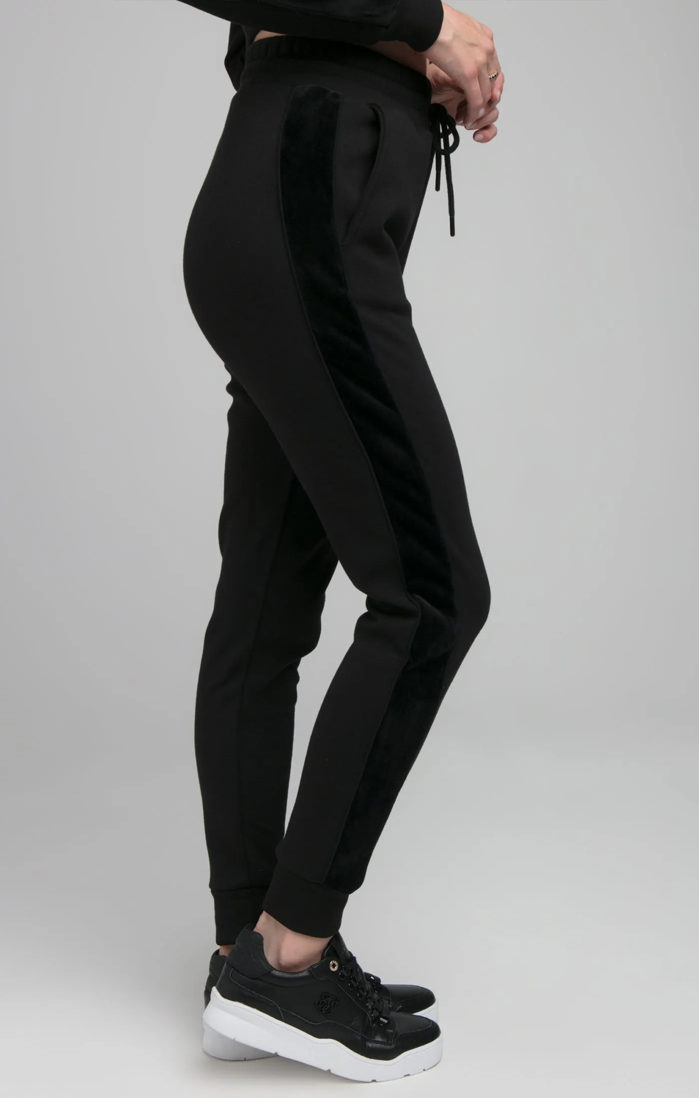 SikSilk Opulent Track Pants - Black sold by Siksilk product image thumbnail 2