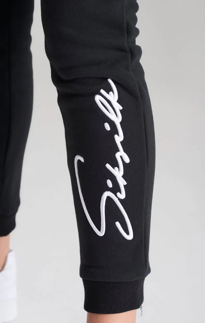 Girls Black Signature Jogger sold by Siksilk product image thumbnail 3