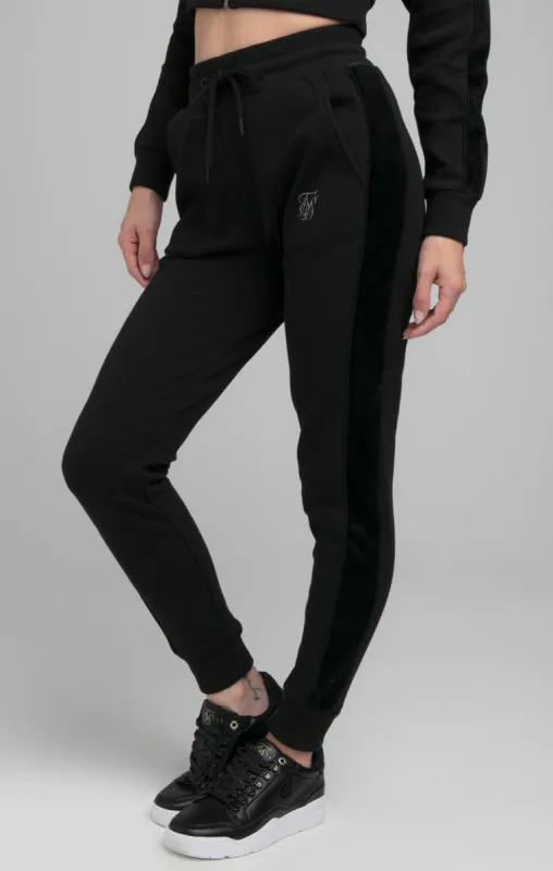 SikSilk Opulent Track Pants - Black sold by Siksilk