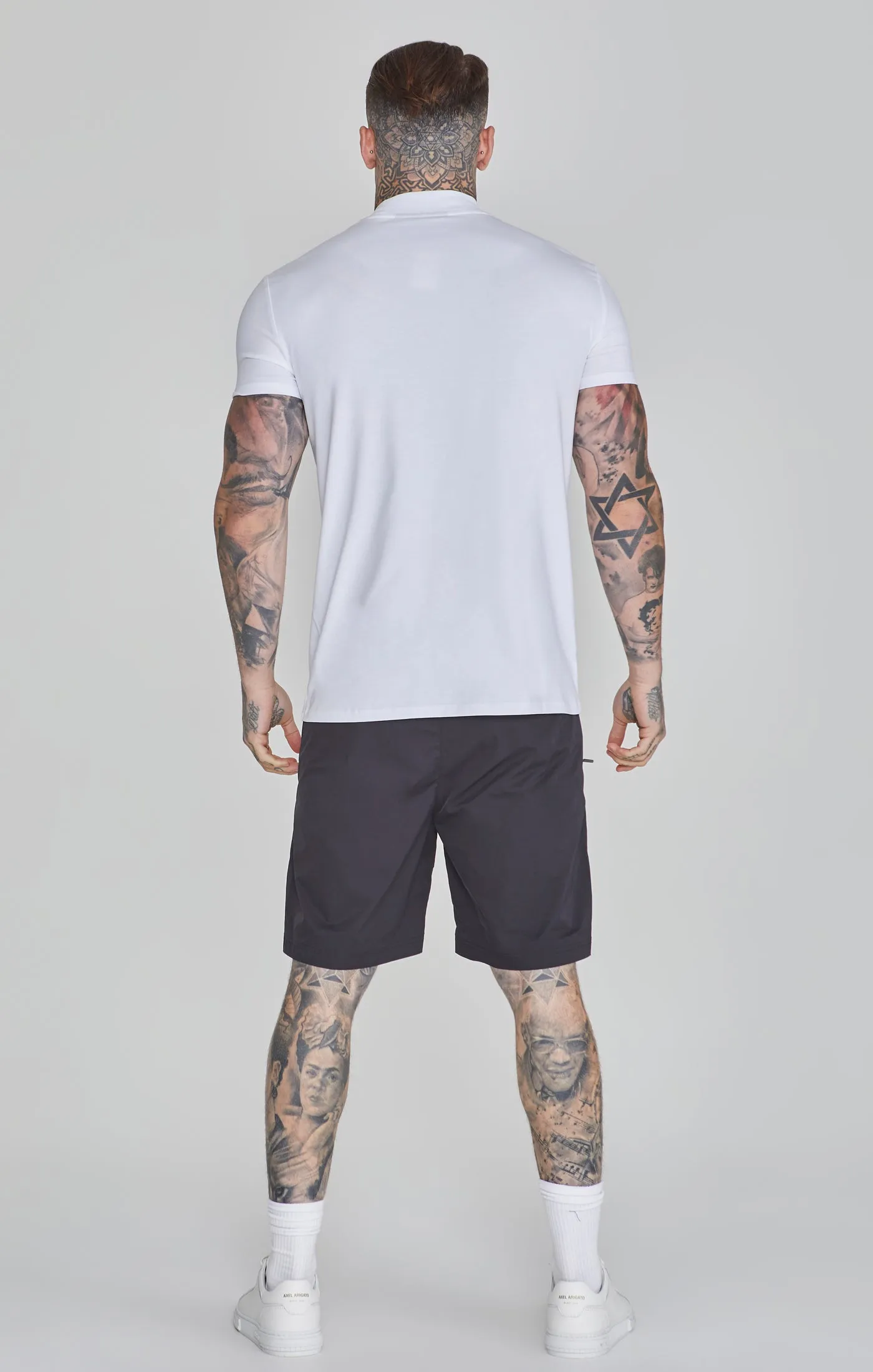 White Muscle Fit T-Shirt sold by Siksilk product image thumbnail 5