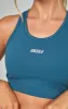 Teal Sports Essential Crop Top sold by Siksilk
