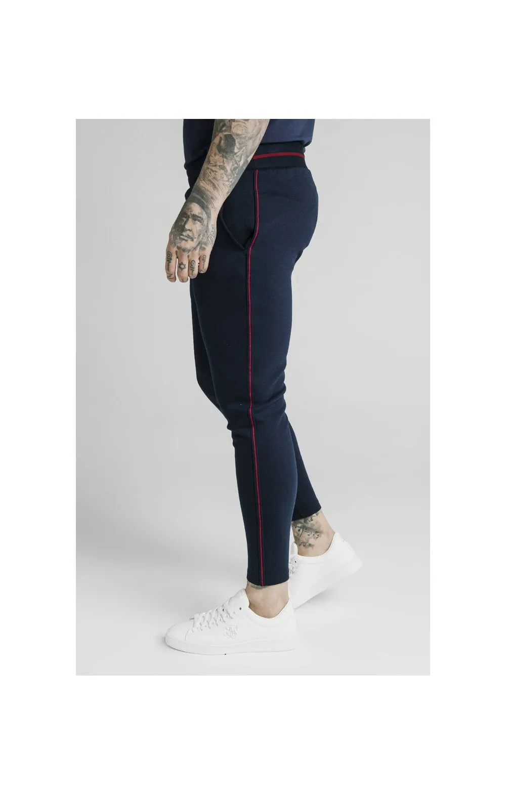 SikSilk Exposed Tape Jogger - Navy sold by Siksilk product image thumbnail 3