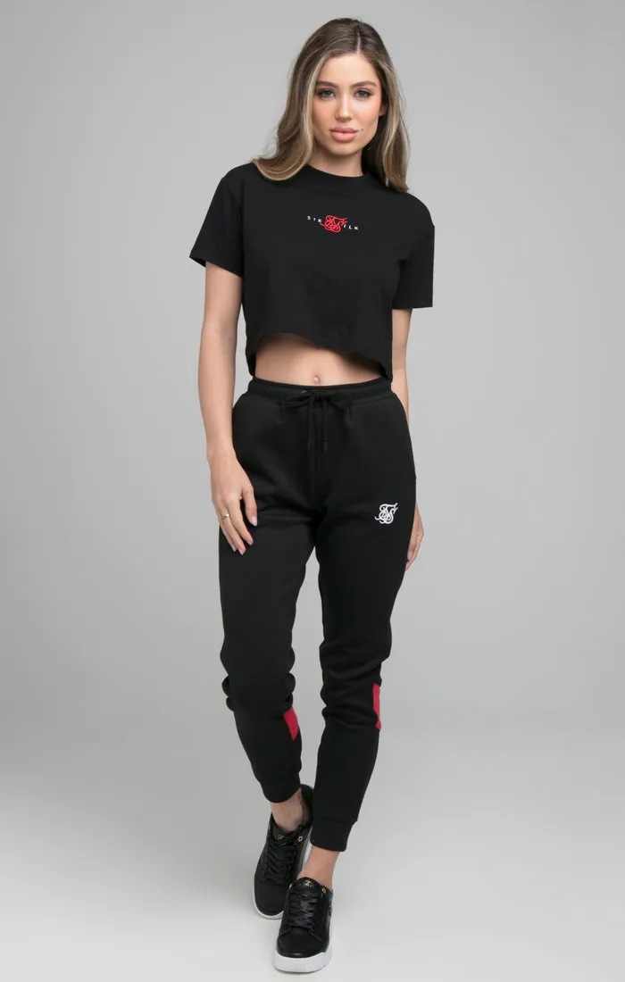 SikSilk Intensity Crop Tee - Black sold by Siksilk product image thumbnail 4