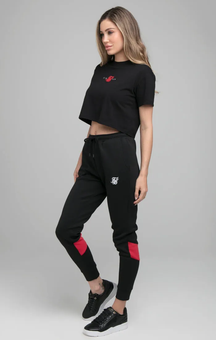 SikSilk Intensity Crop Tee - Black sold by Siksilk product image thumbnail 5