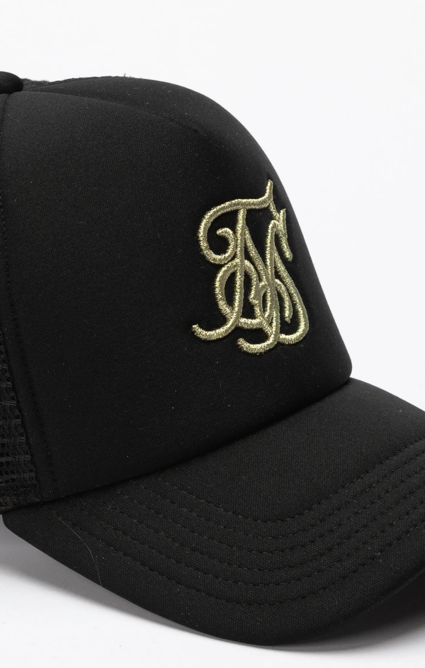 Black Foam Trucker Cap sold by Siksilk product image thumbnail 2