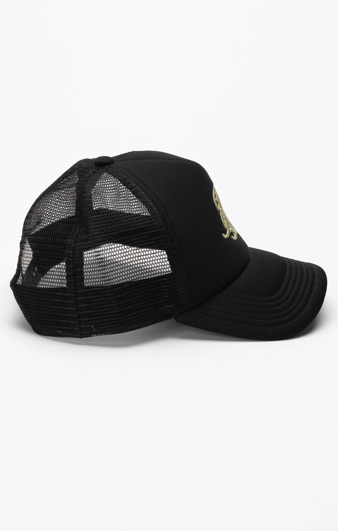 Black Foam Trucker Cap sold by Siksilk product image thumbnail 3
