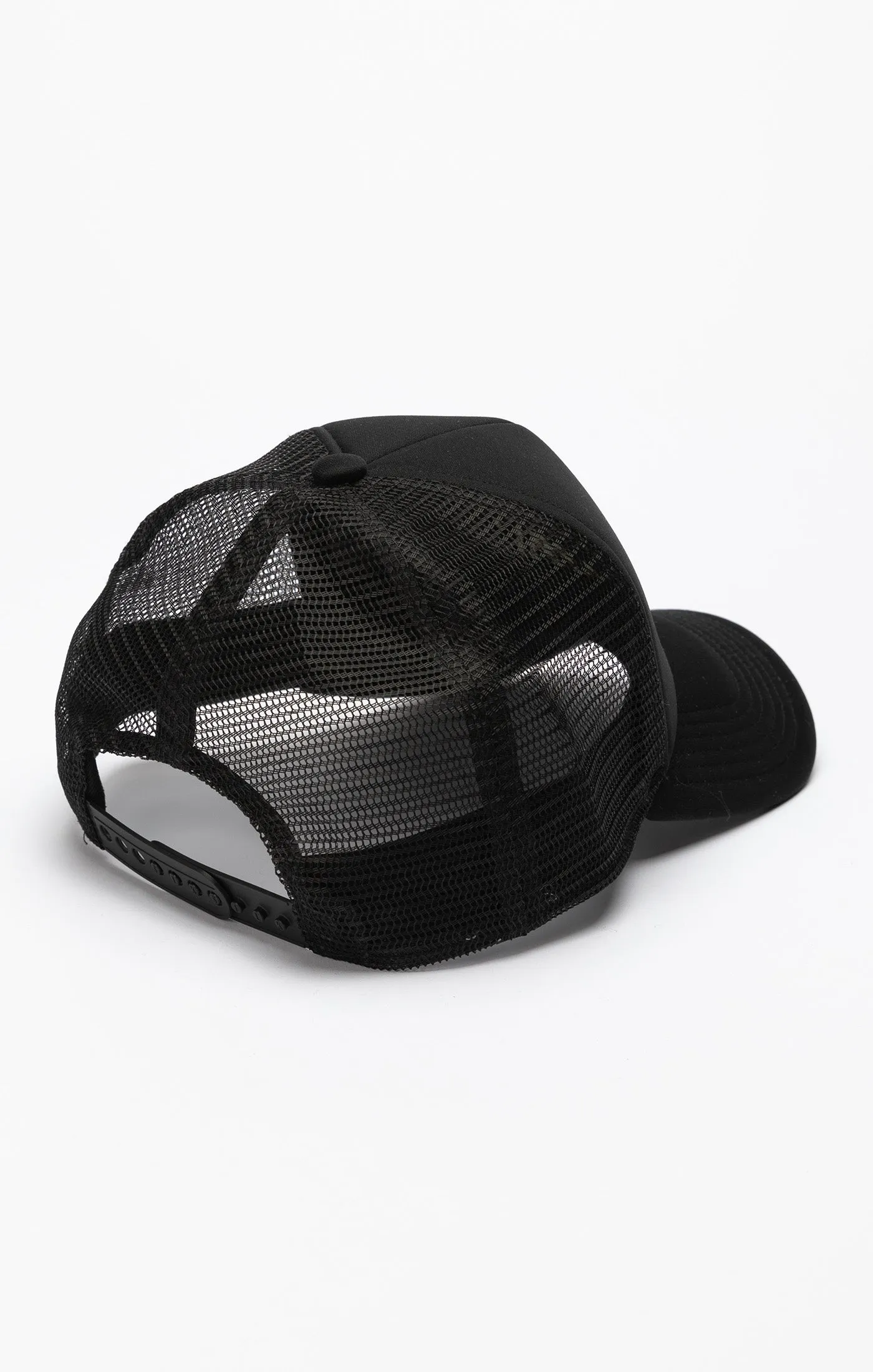 Black Foam Trucker Cap sold by Siksilk product image thumbnail 4