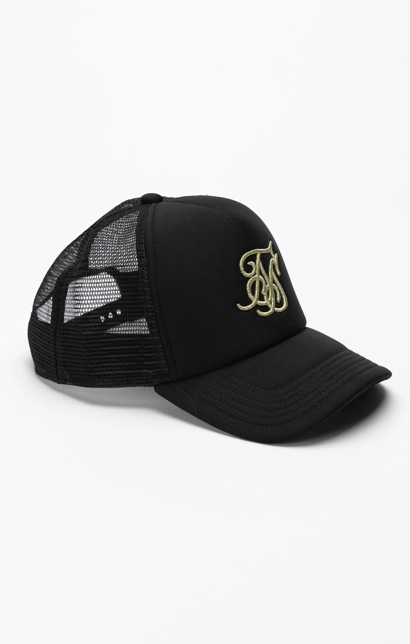 Black Foam Trucker Cap sold by Siksilk