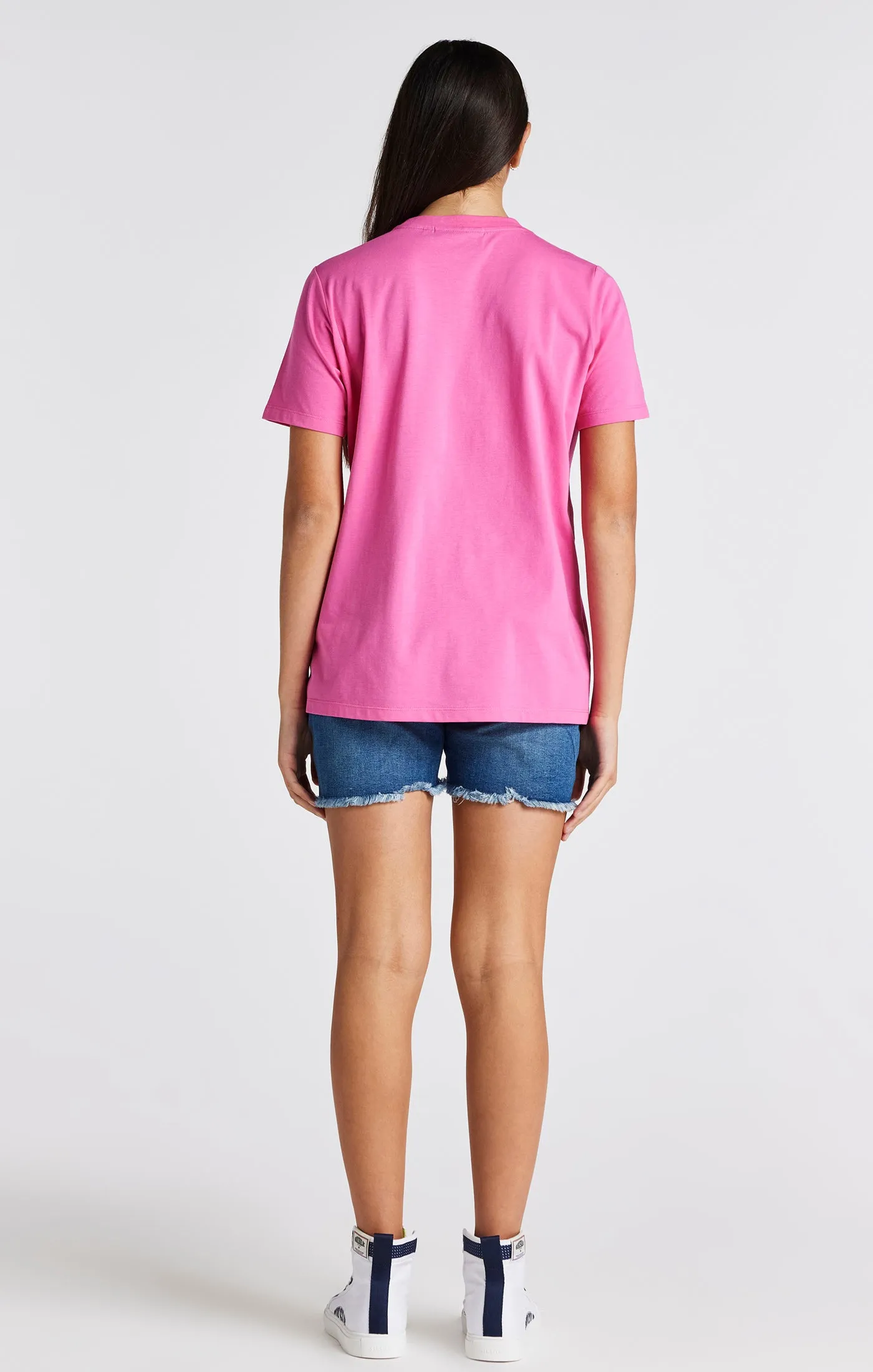 Girls Pink Branded T-Shirt sold by Siksilk product image thumbnail 5