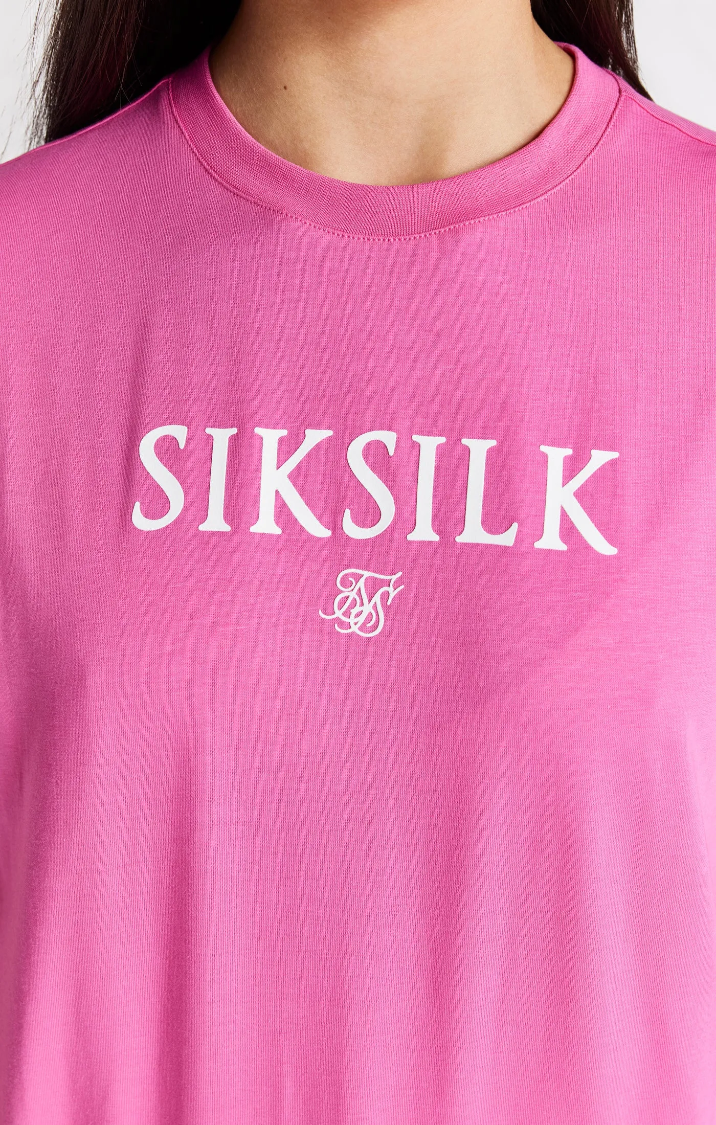 Girls Pink Branded T-Shirt sold by Siksilk product image thumbnail 2