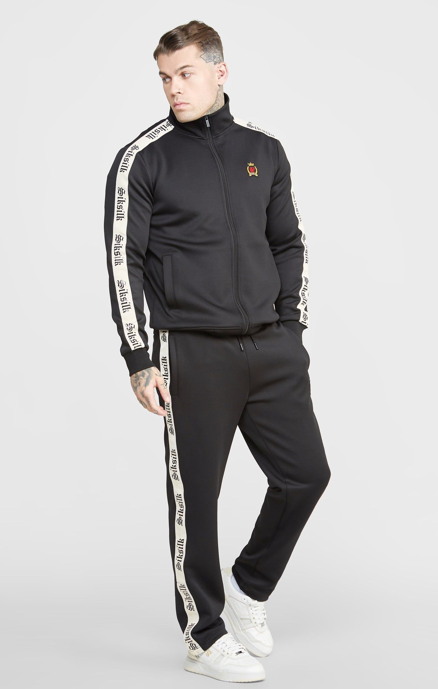 Poly Track Top W Gothic Taping sold by Siksilk product image thumbnail 4