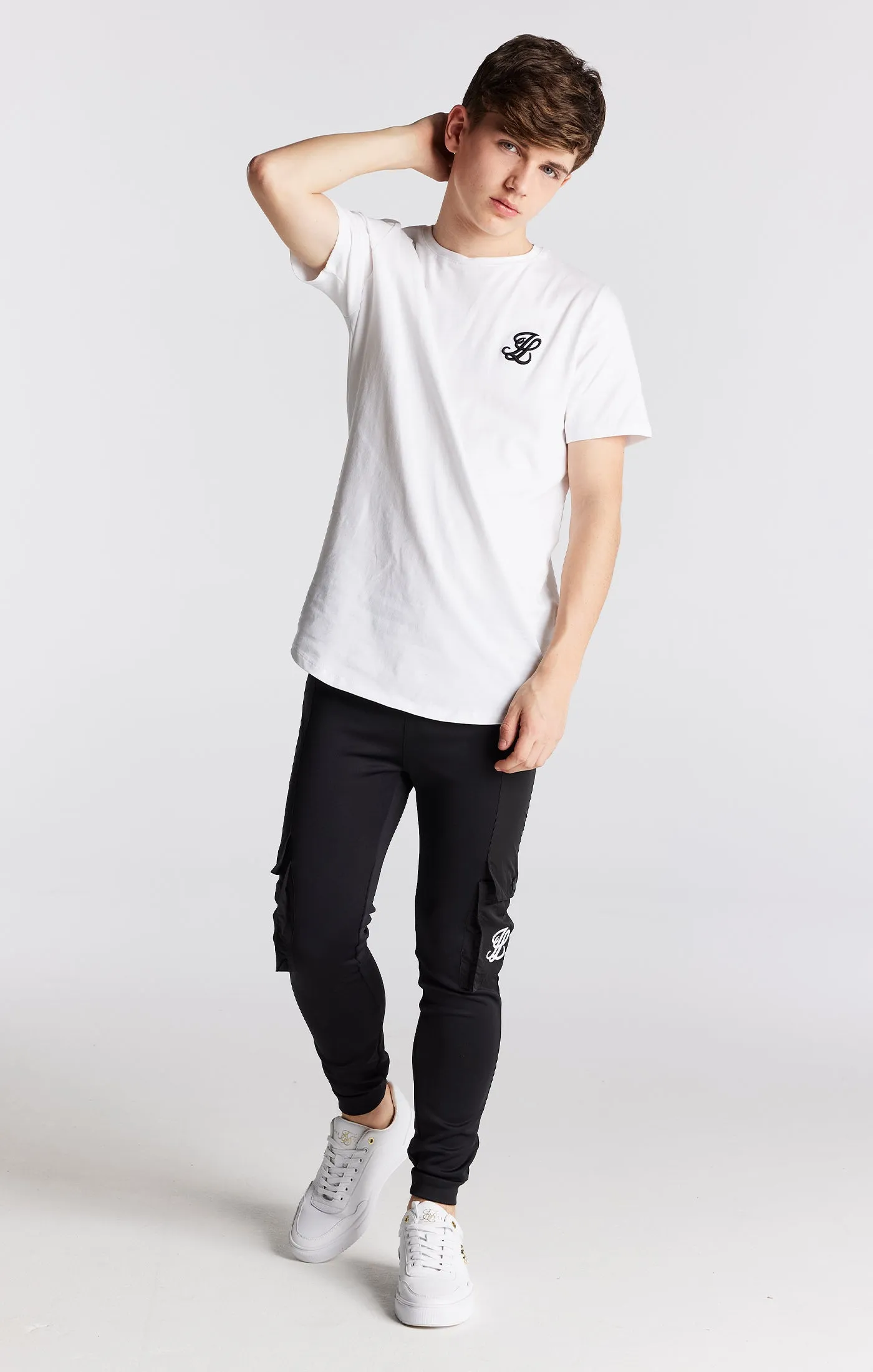 Boys Illusive Black Cargo Pant sold by Siksilk product image thumbnail 4