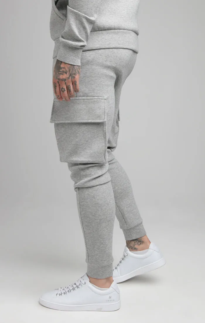 SikSilk Cargo Pants - Grey Marl sold by Siksilk product image thumbnail 3