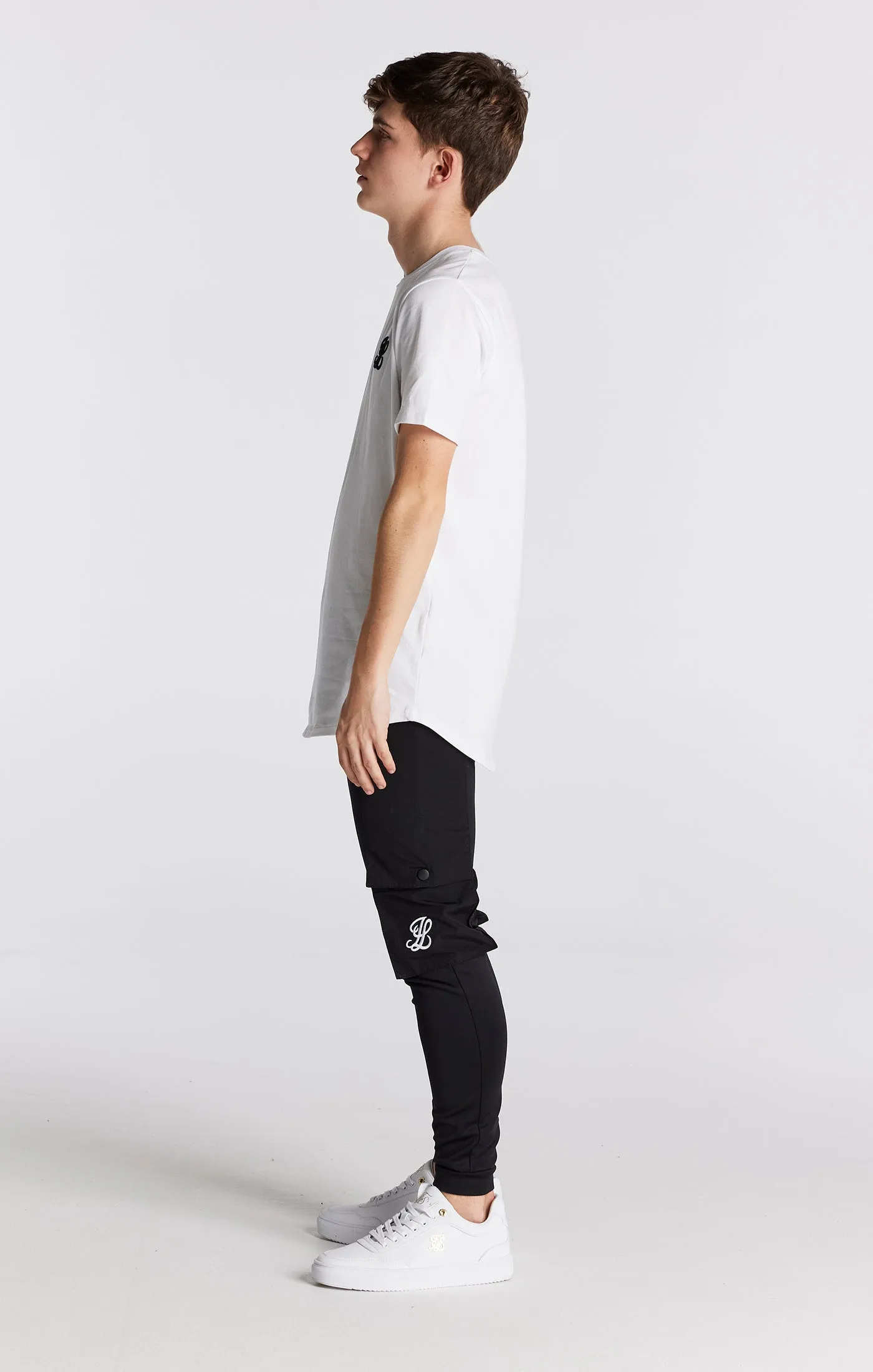 Boys Illusive Black Cargo Pant sold by Siksilk product image thumbnail 5