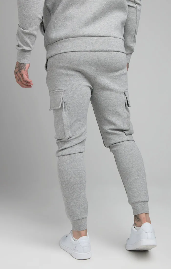 SikSilk Cargo Pants - Grey Marl sold by Siksilk product image thumbnail 4